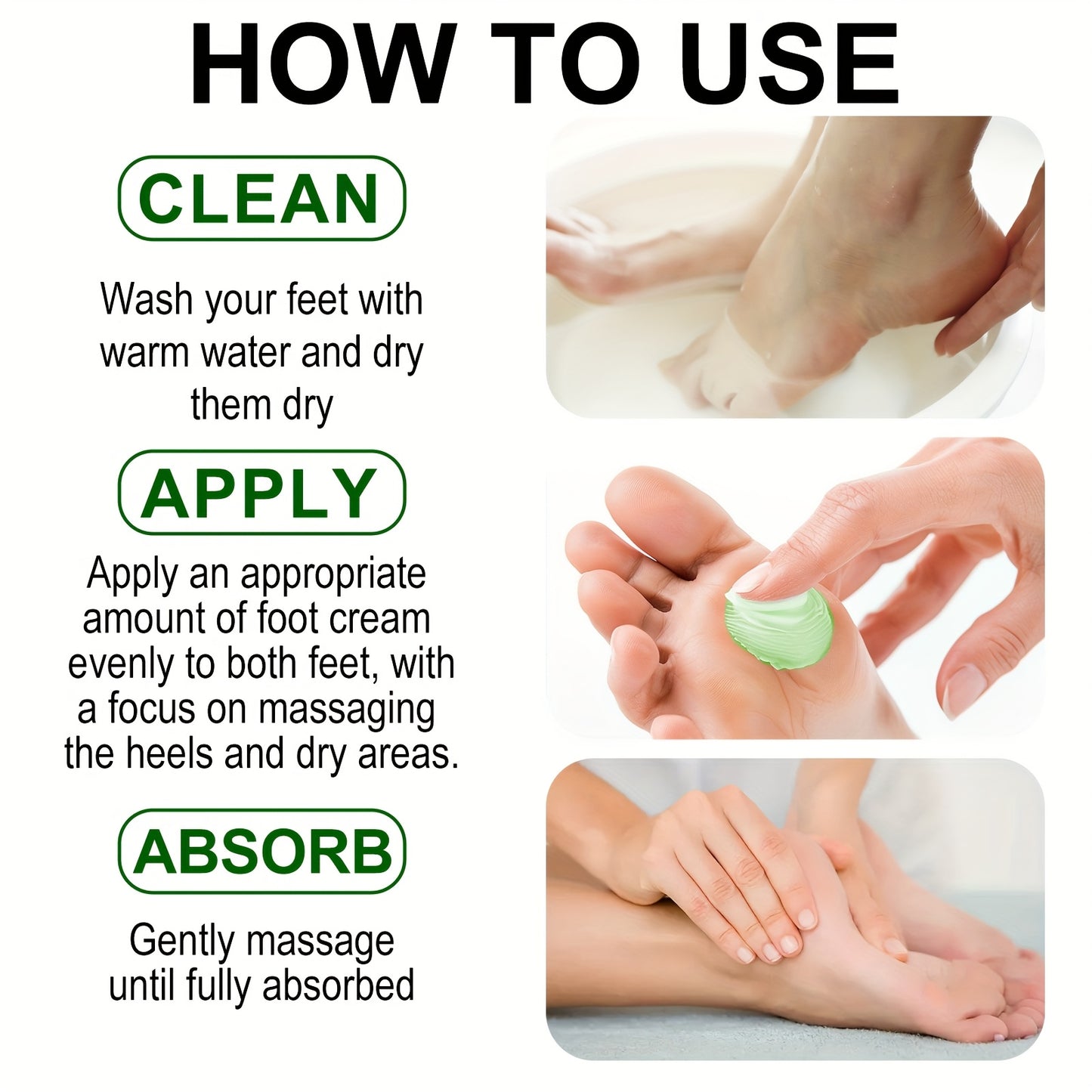 Moisturizing Foot Cream with Aloe & Honey