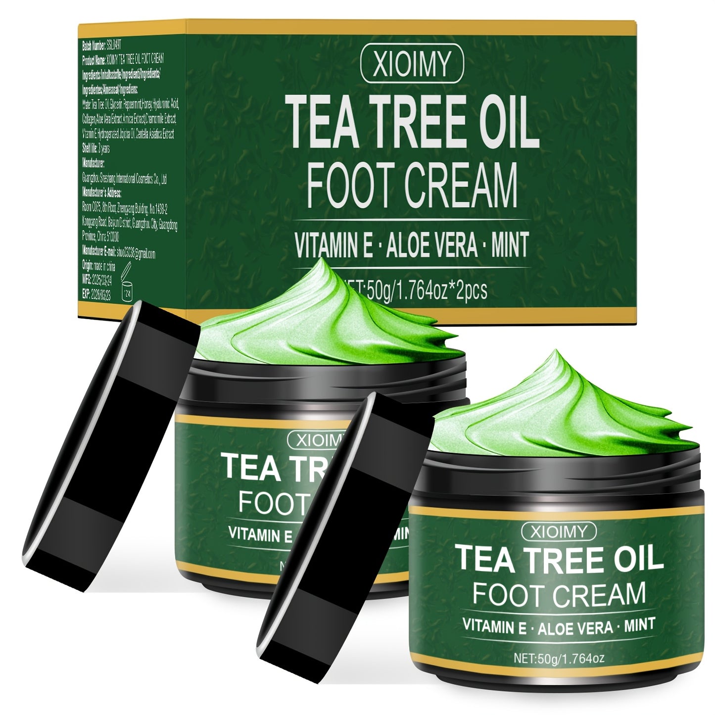 Moisturizing Foot Cream with Aloe & Honey